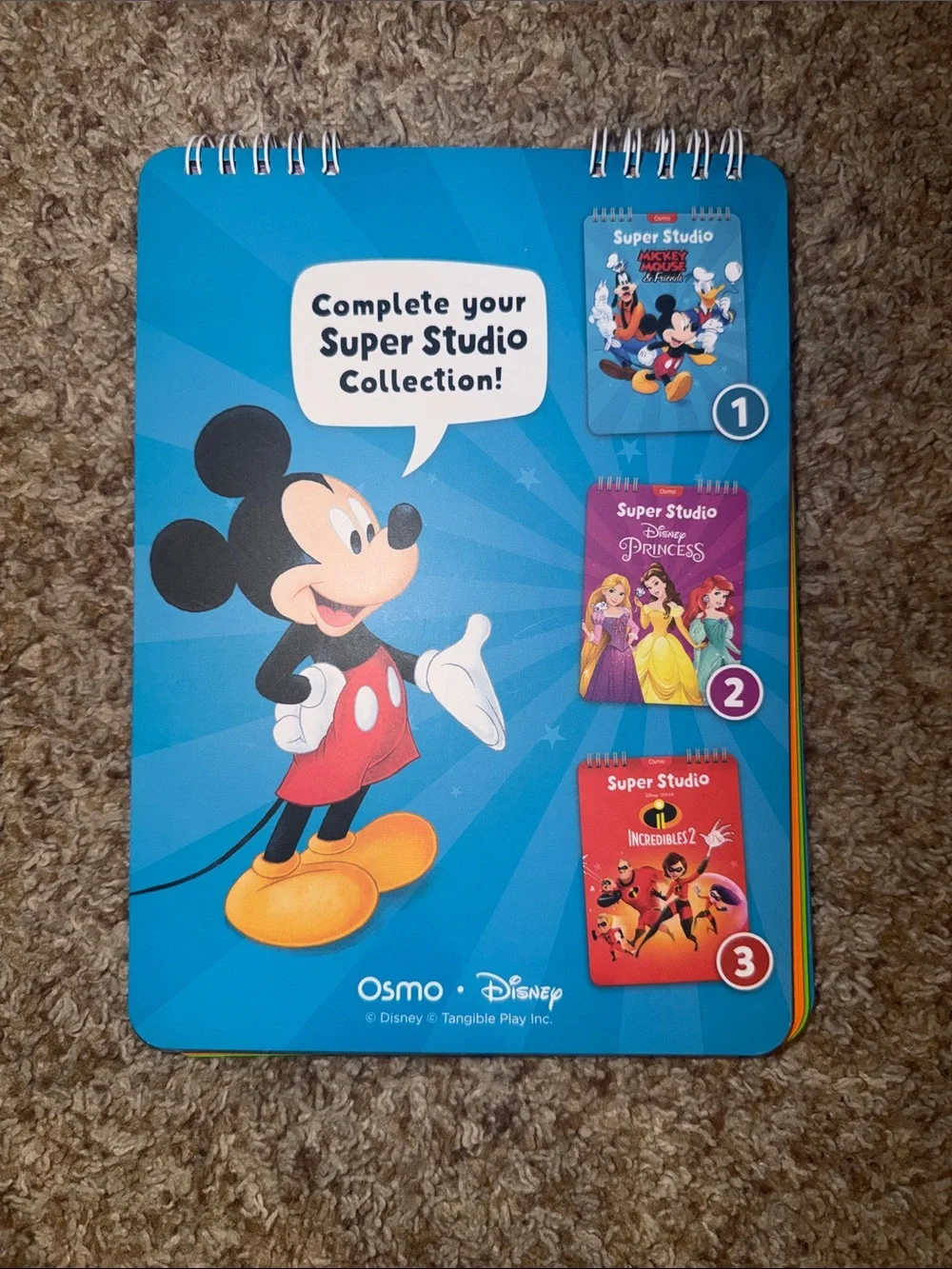 Osmo Disney Super Studio Mickey Mouse & Friends Drawing Sketchpad - No Markers